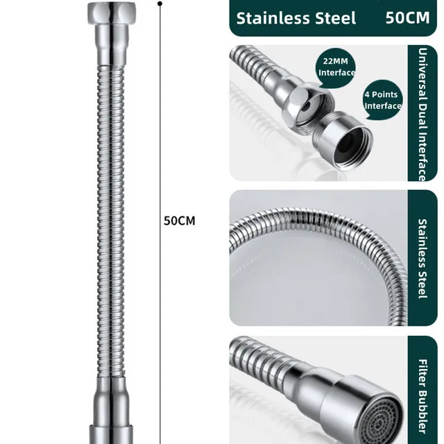 Stainless Steel 360° Universal Faucet 
