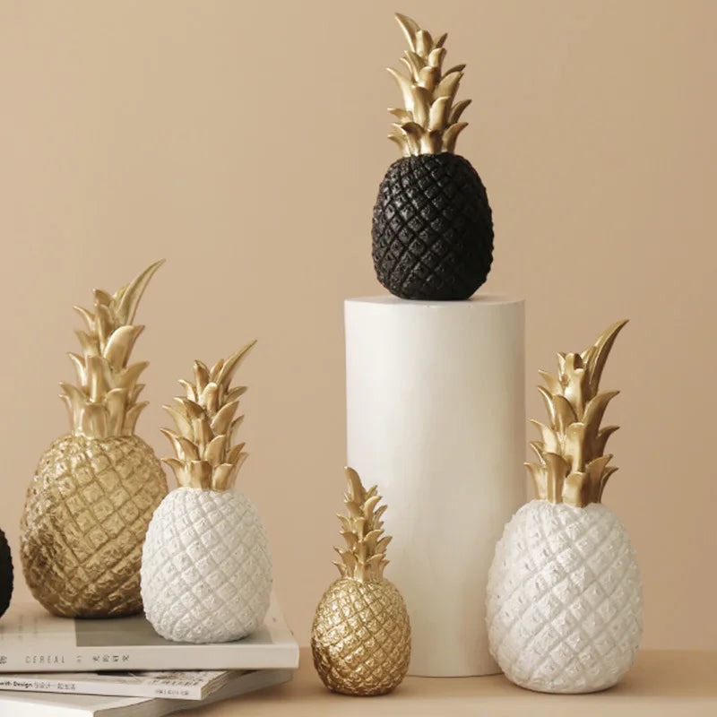 Nordic Home Decor Pineapple Ornaments Creative Fruit Shape Desktop Living Room Decor Wedding Gift Home Decoration Accessories