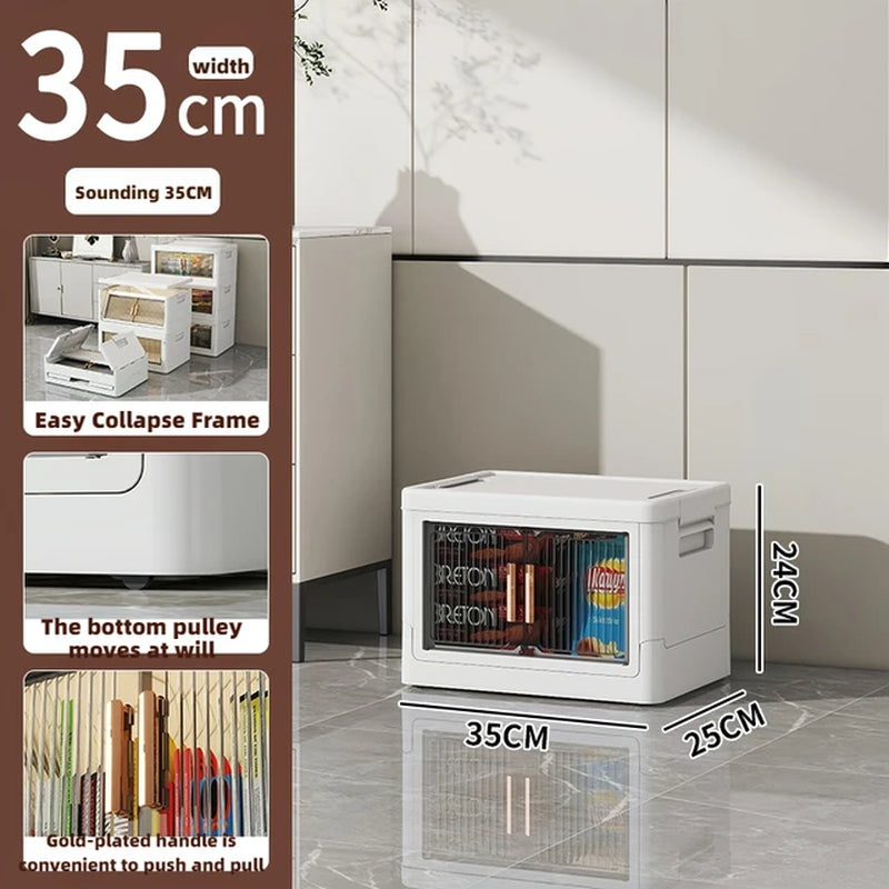 Multifunctional Small Folding Wardrobe Folding Storage Box Living Room Cabinet Thickened Storage Cabinet Bedside Table